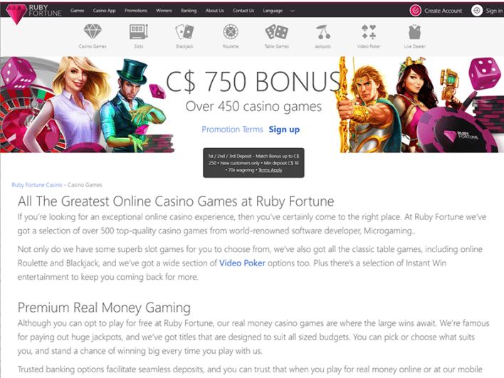 Ruby Fortune Casino