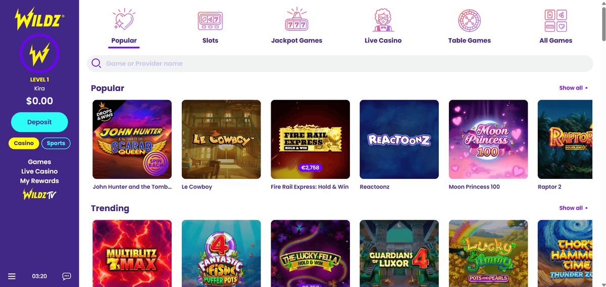 Wildz Casino
