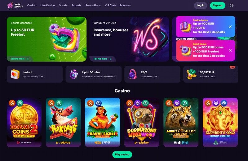 WinSpirit Casino