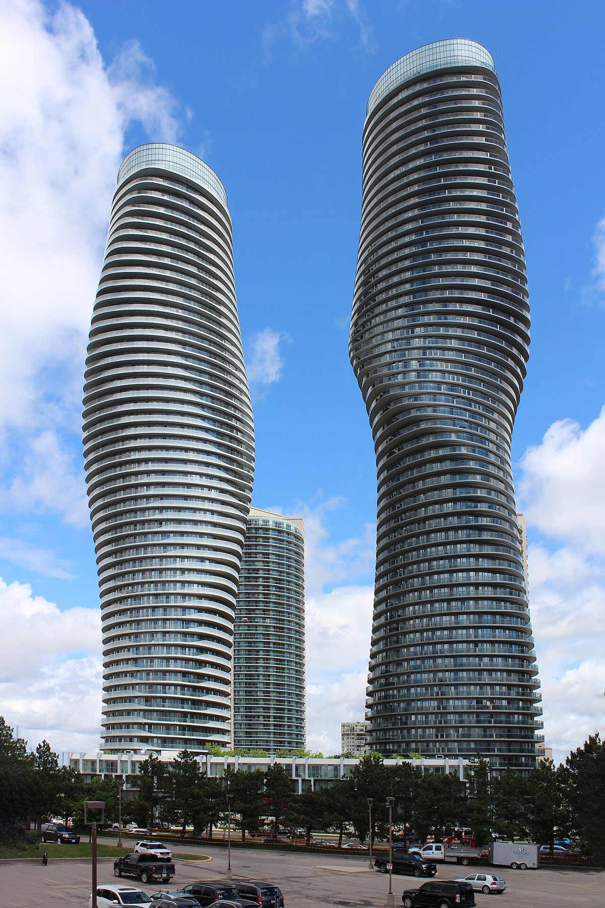 Absolute Towers Mississauga. South-west view.