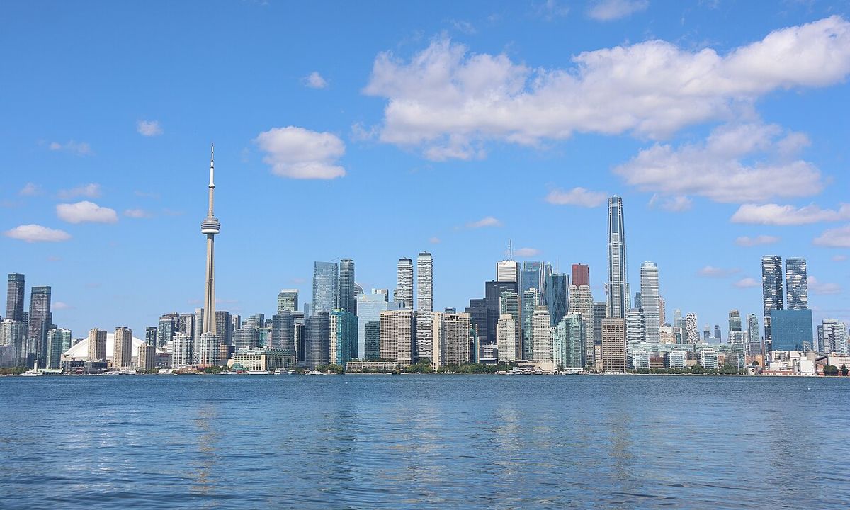View of the Toronto Skyline from Snake Island