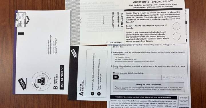 Alberta referendum mail-in voting claims fact-checked as misinformation spreads online