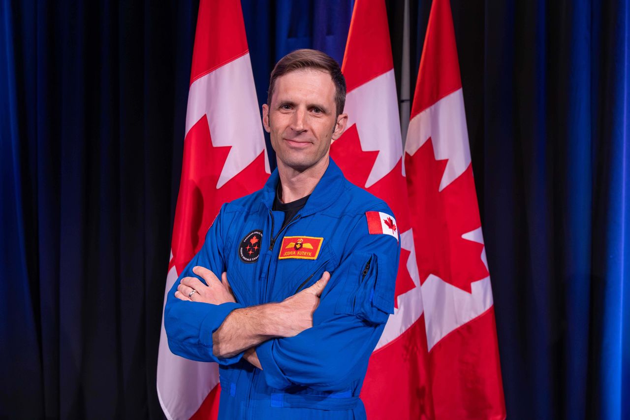 Canadian astronaut Joshua Kutryk prepares for launch to International Space Station