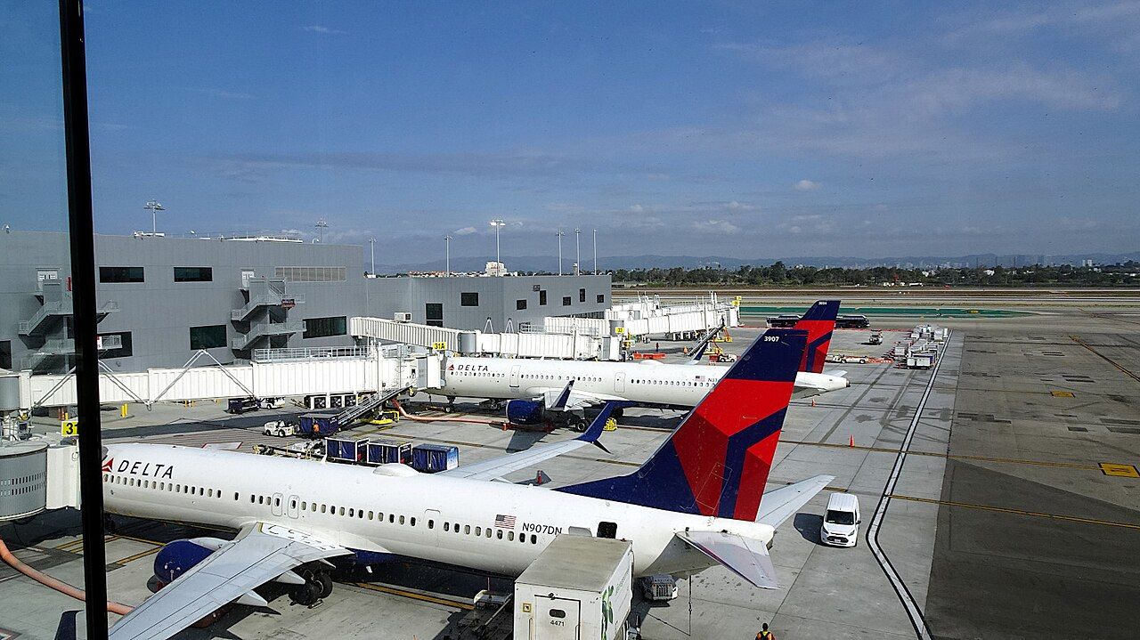Delta plane clips Air Canada jet on tarmac at Los Angeles airport