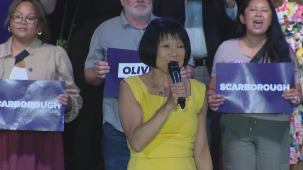 Olivia Chow launches re-election bid with vision of 'hope over fear' for Toronto's future