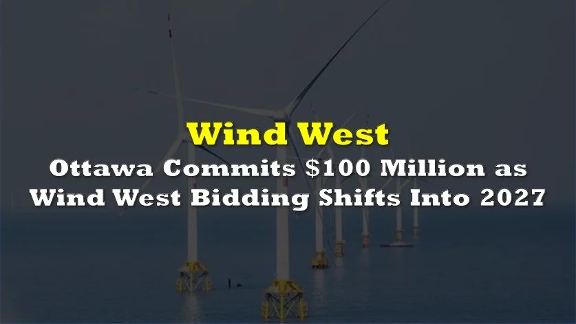 Ottawa commits $100 million to advance Nova Scotia offshore wind project