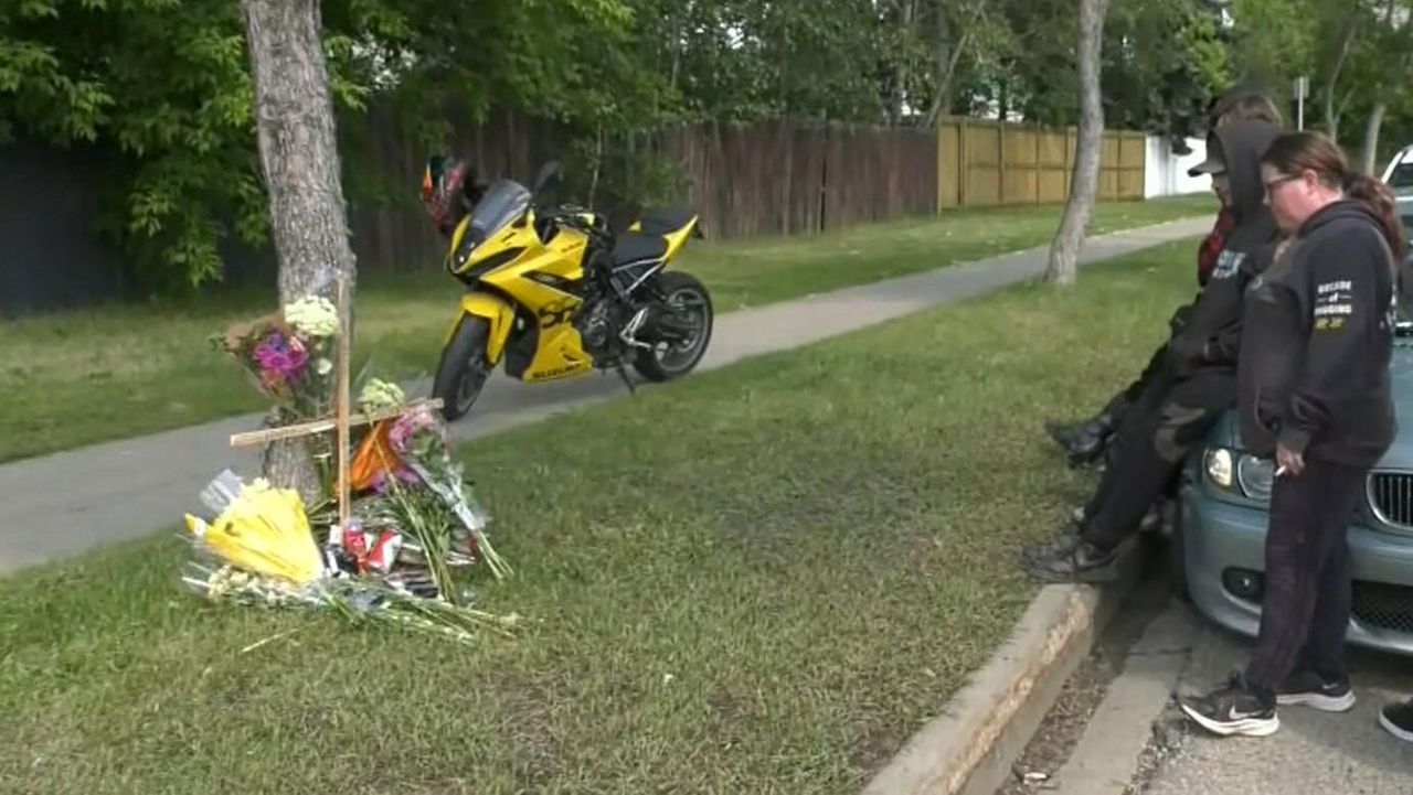 Teen motorcyclist charged after crash kills man, injures baby at Edmonton bus shelter