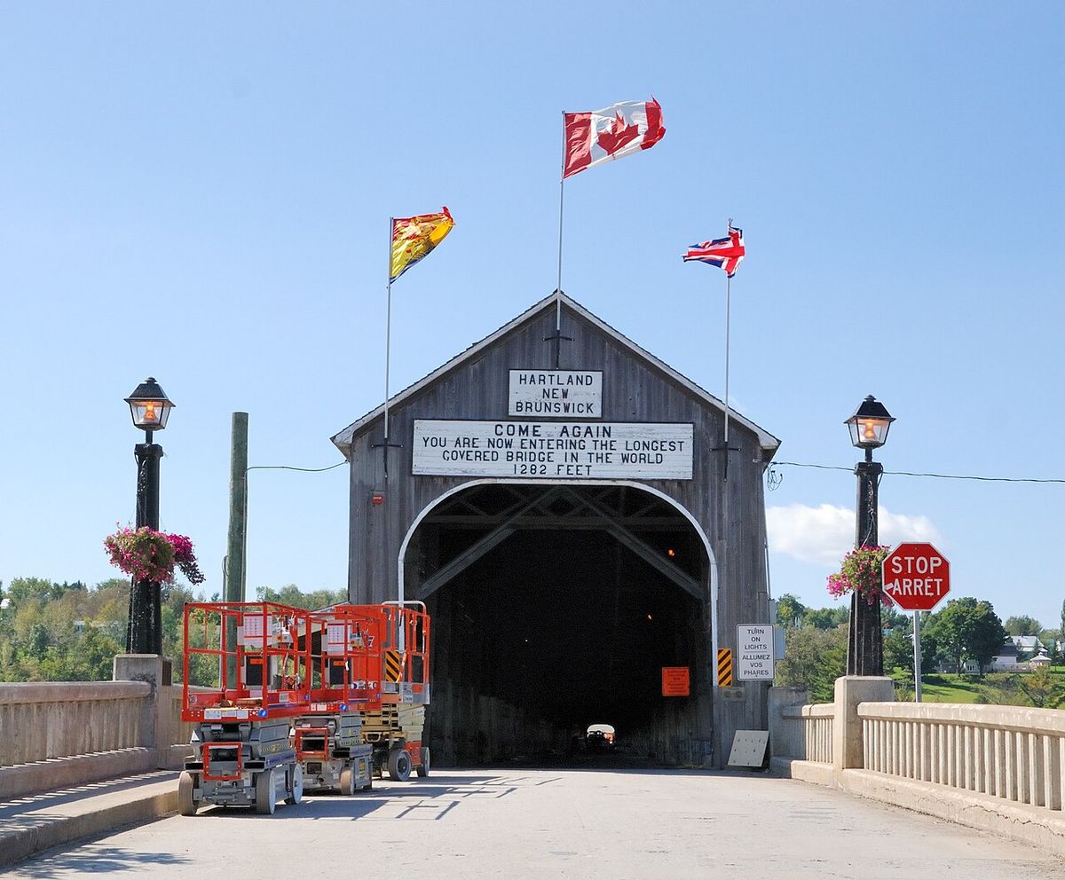 Hartland Bridge, New Brunswick
