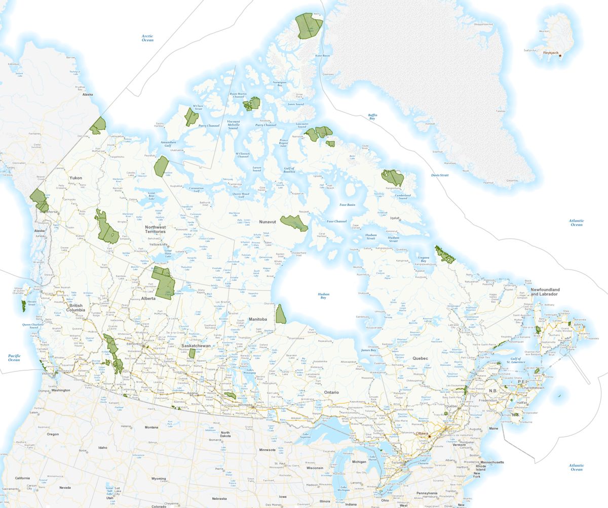 List of national parks of Canada