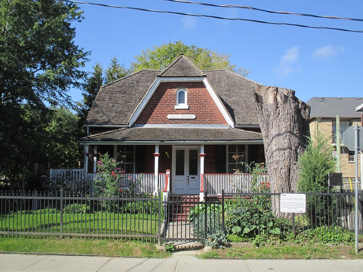 Maple Cottage in Maple Leaf Forever Park, 62 Laing Street, Toronto