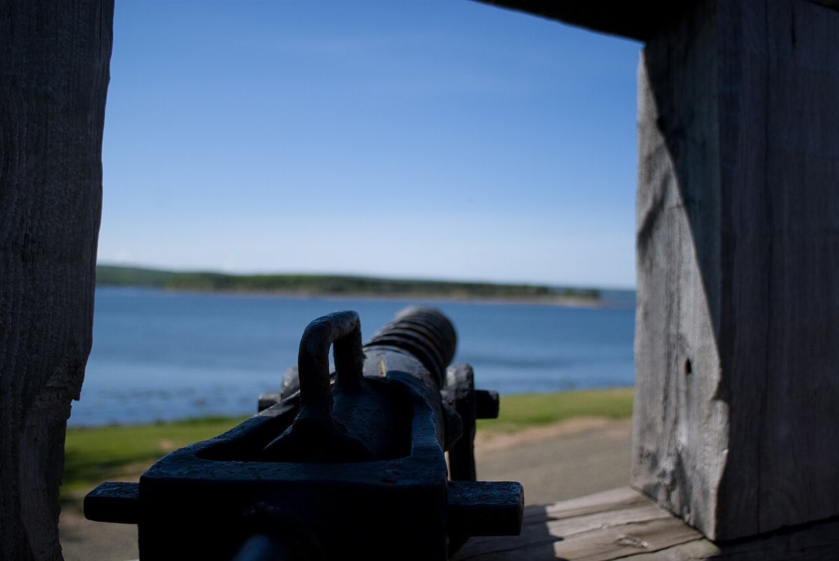 Cannon Platform, Port-Royal Habitation, Nova Scotia