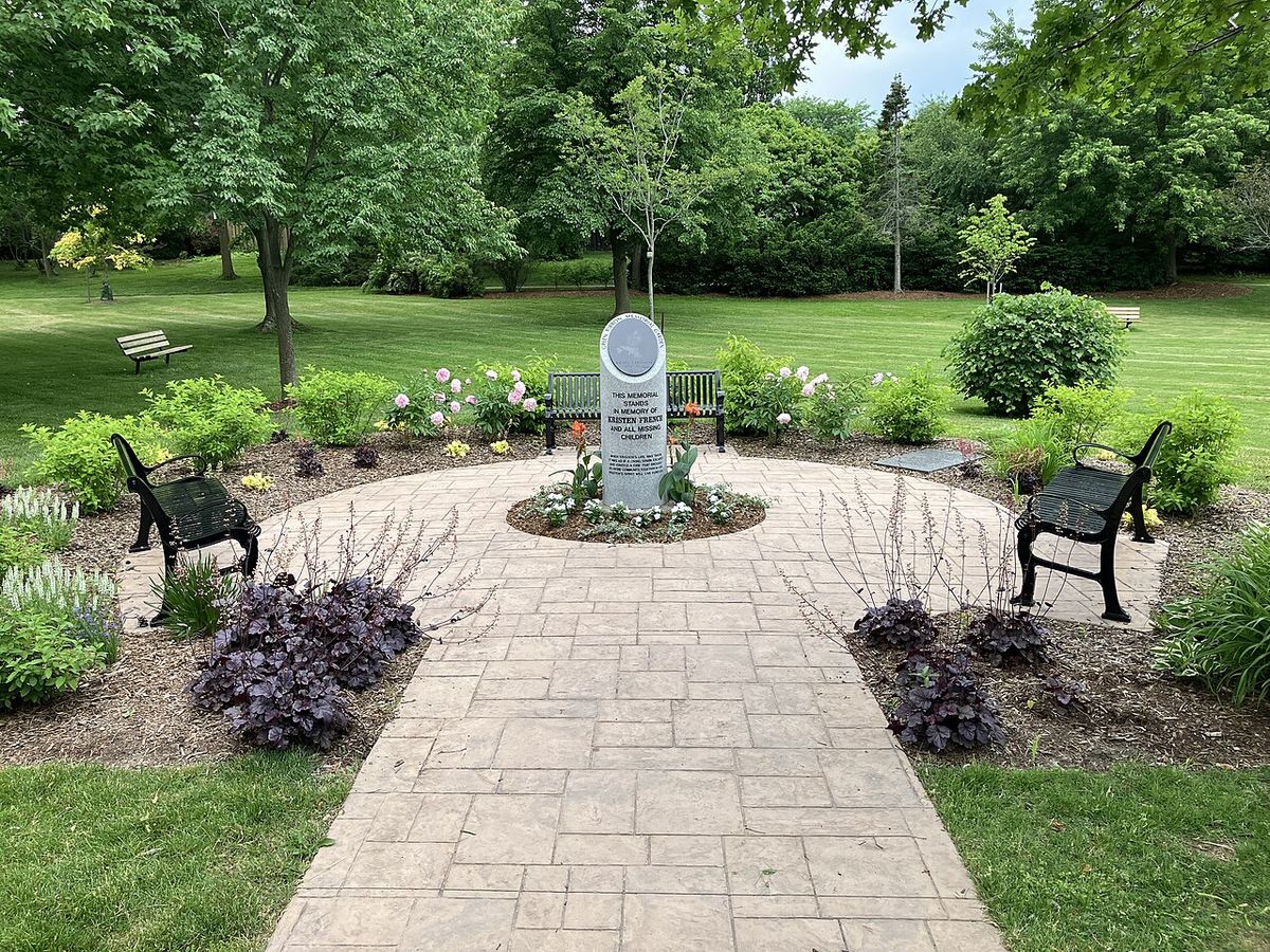 Memorial garden for Kristen French and Missing Children
