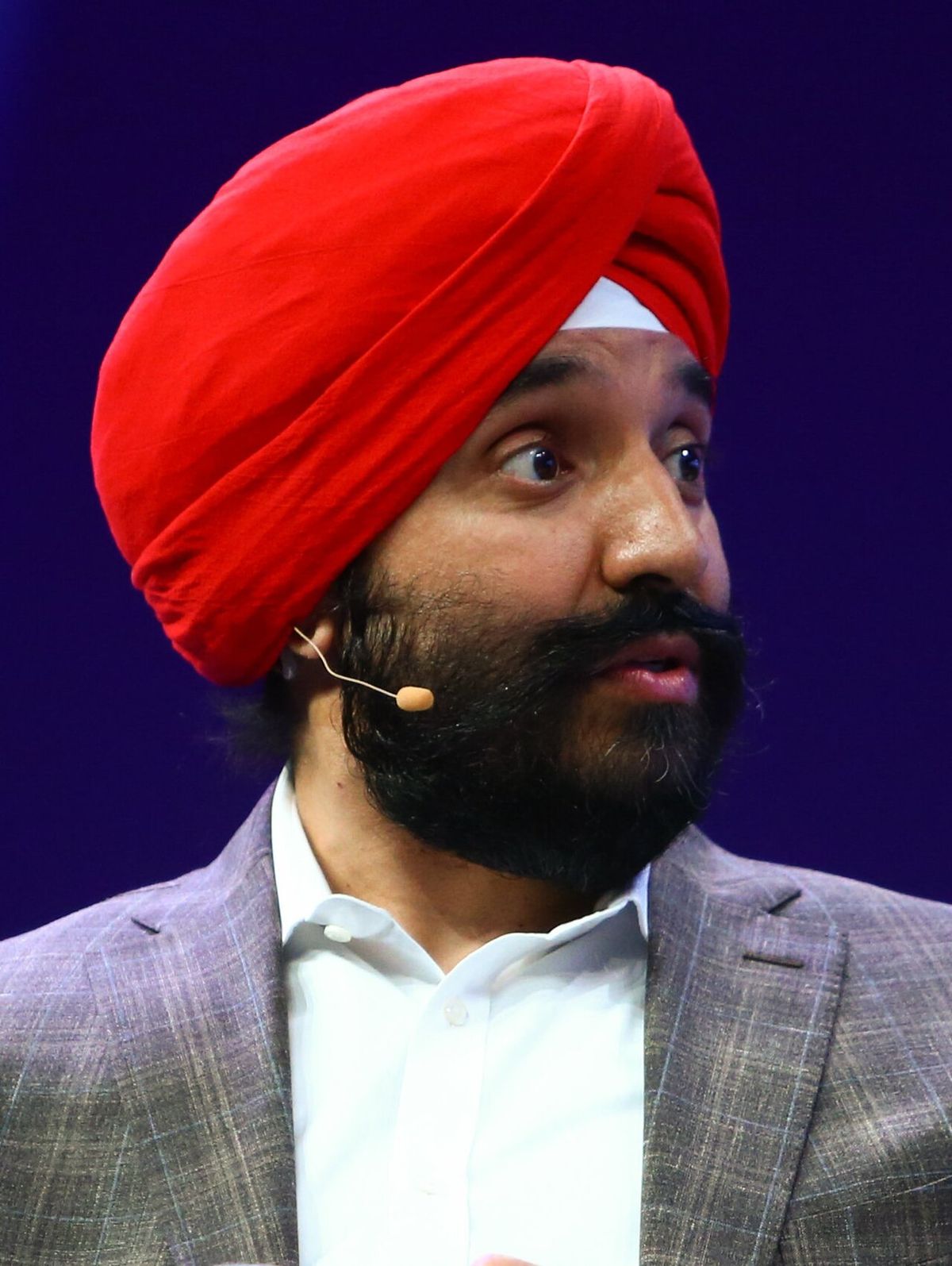22 May 2019; Navdeep Bains, Minister of Innovation, Science and Economic Development, Government of Canada, on Centre Stage during day two o