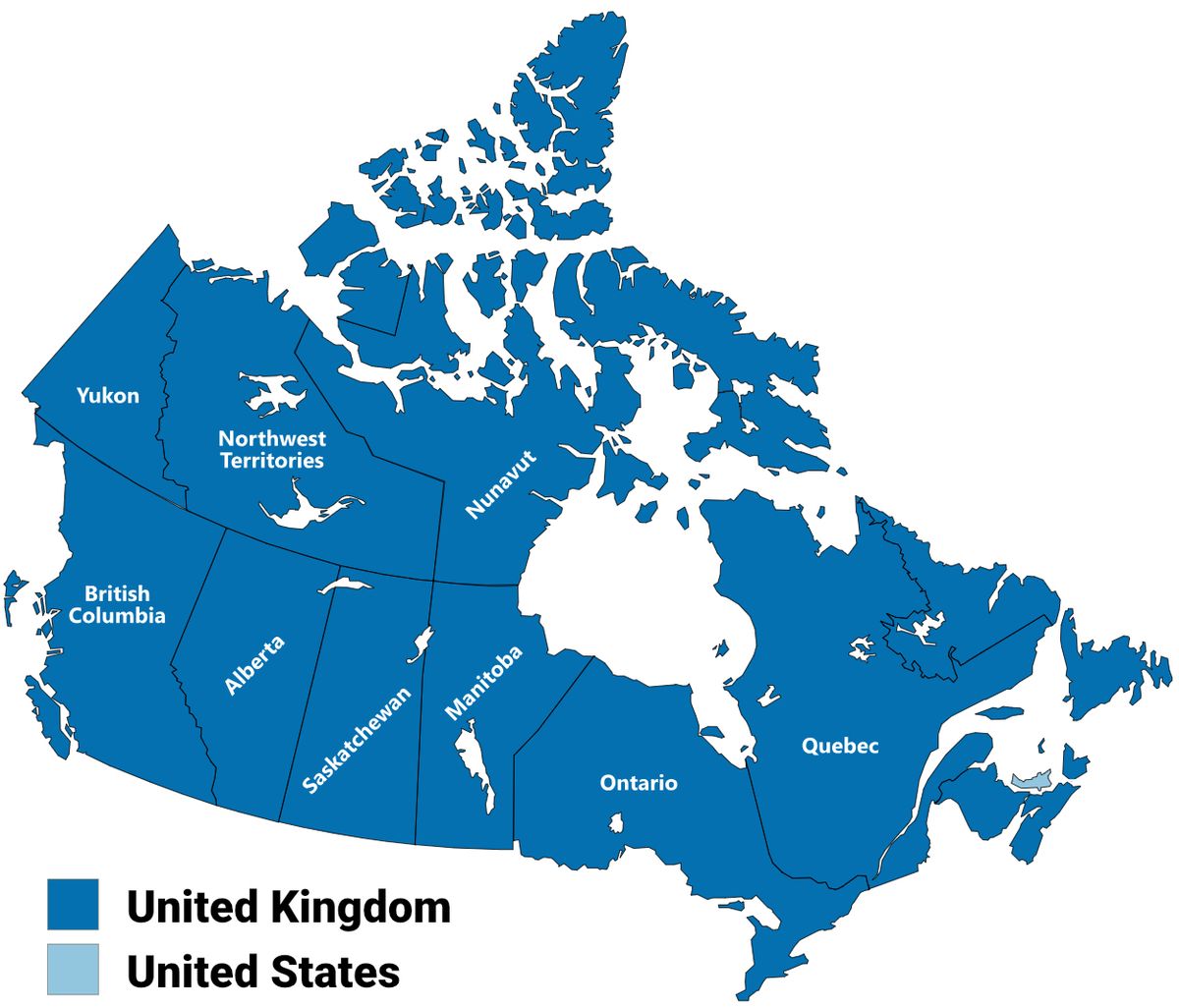 Largest nation of immigrants by province and territory, 1961 census