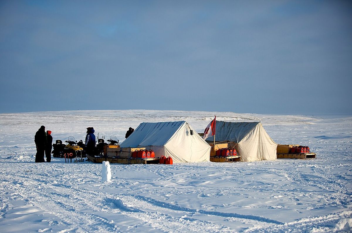 Canadian Rangers Training Camp in Alert, Nunavut (Canada)