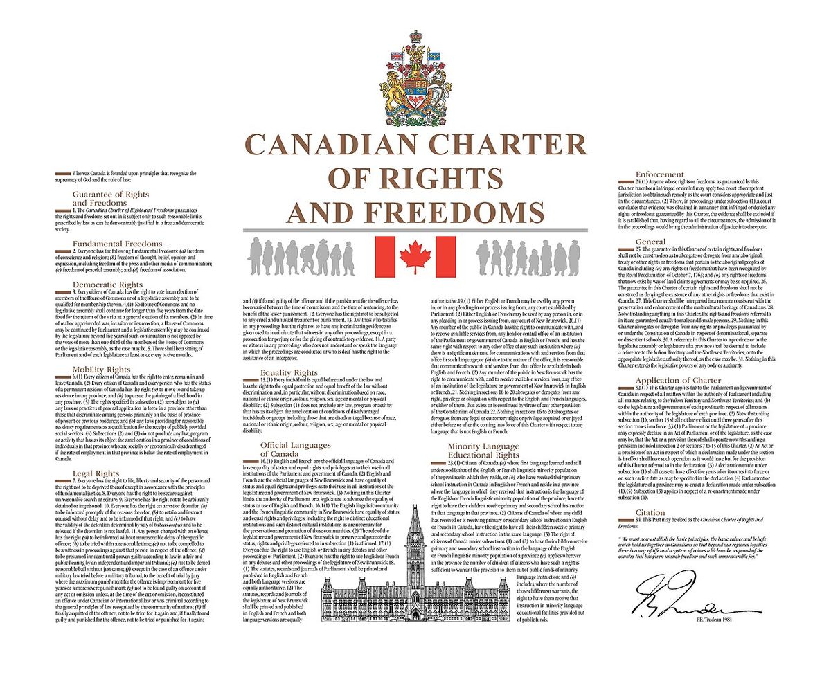 Canadian Charter of Rights and Freedoms