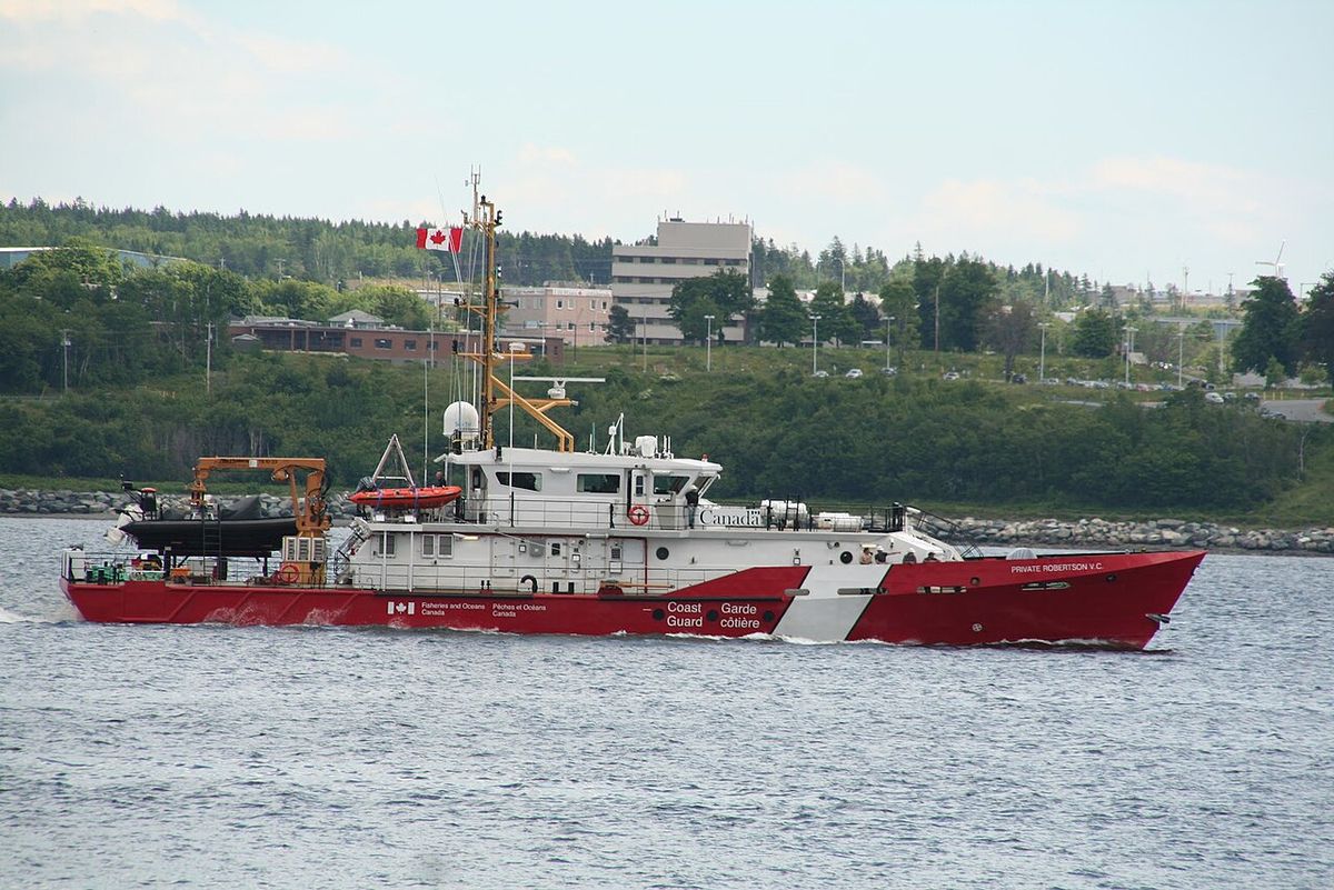 CCGS Private Robertson V.C. on Trials, Halifax Harbour, July 3/2012