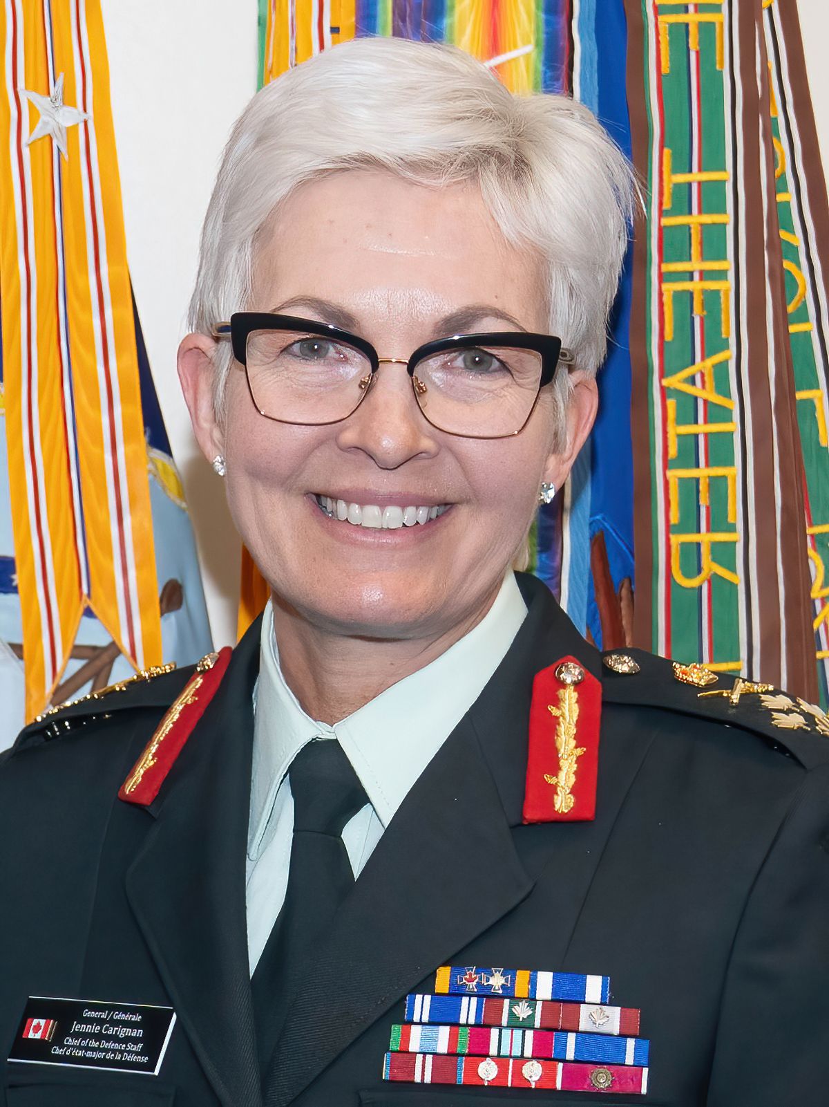 Gen. CQ Brown, Jr., Chairman of the Joint Chiefs of Staff, meets with Gen. Jennie Carignan, Chief of the Defence Staff, Canadian Armed Force