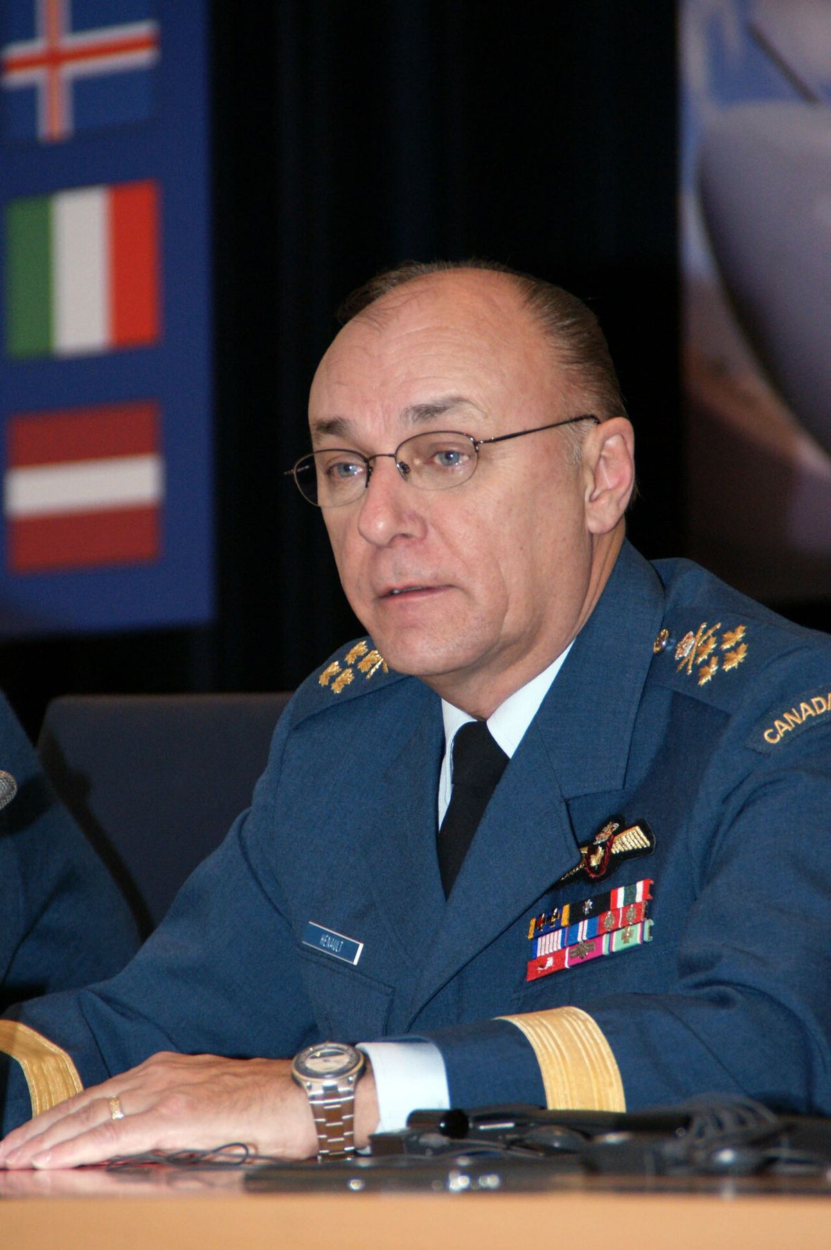 Gen. Raymond Henault, Chairman of the NATO Military Committee