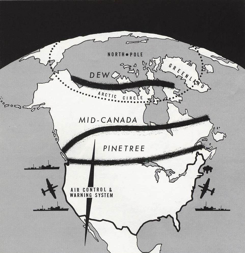 DEW line map
