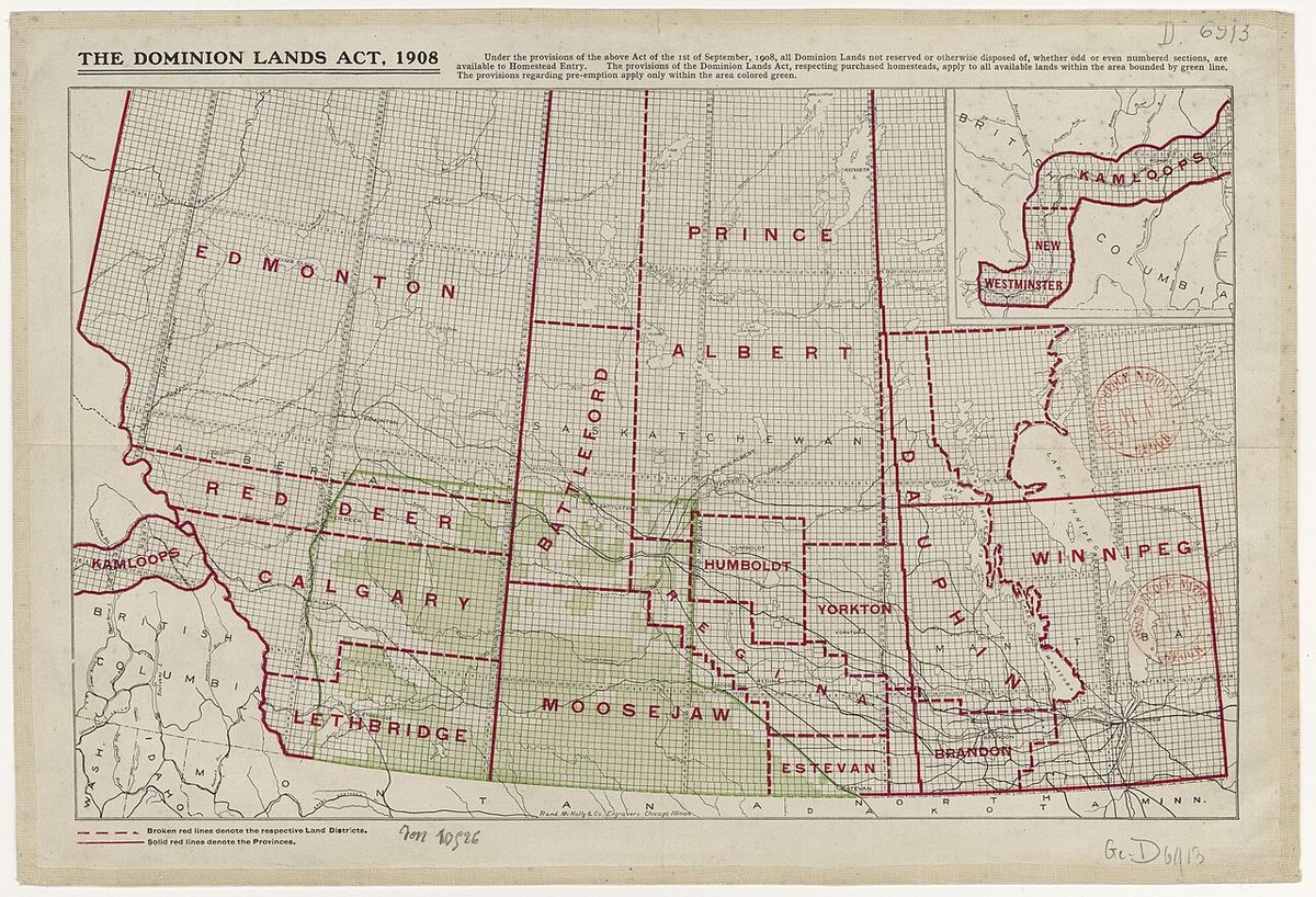 Sujet : Canada -- 1908 Couverture : Canada Langue : anglais Éditeur : Rand, Mac Nally and Co (Chicago)