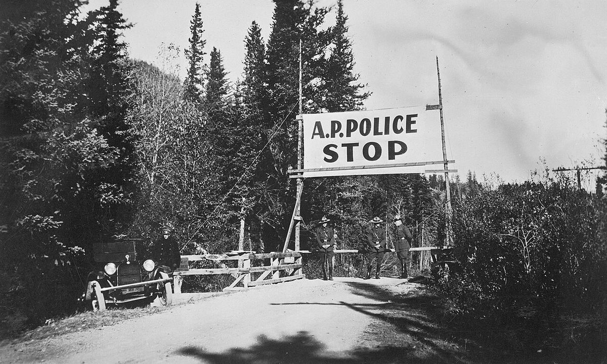From the Alberta Provincial Police sous-fonds, A4792.