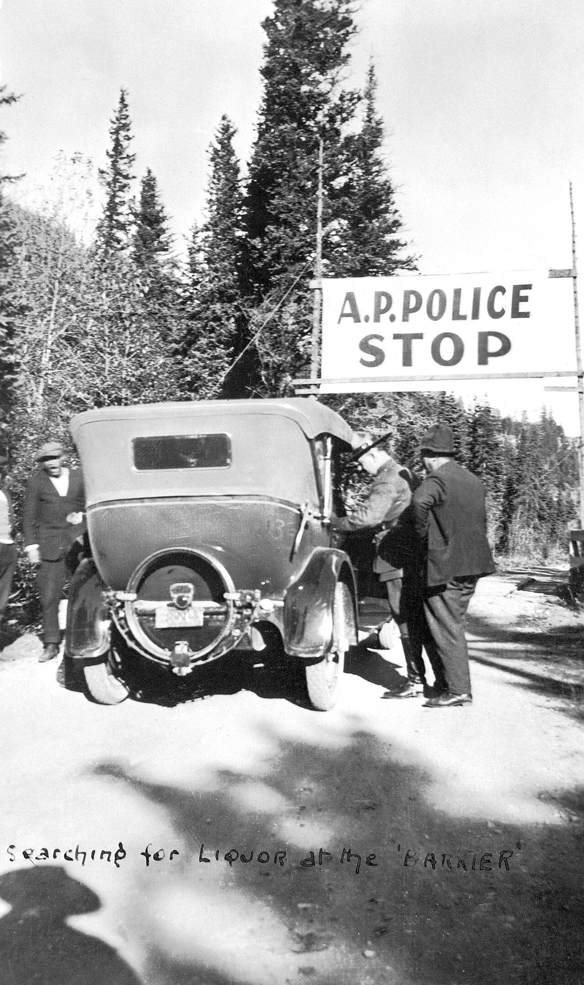 From the Alberta Provincial Police sous-fonds, A4793.