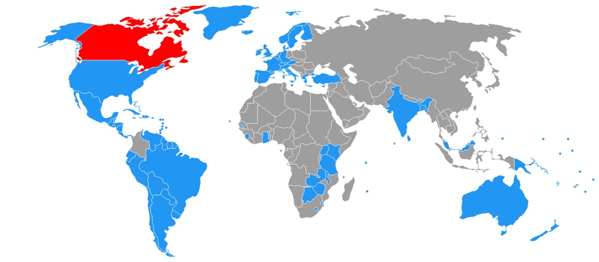 Visa policy of Canada on March 1978