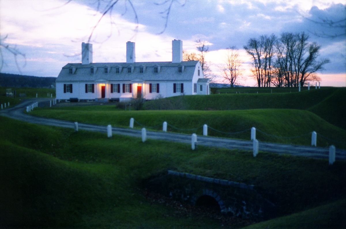 The government house in historic Annapolis Royal, Nova Scotia, Canada