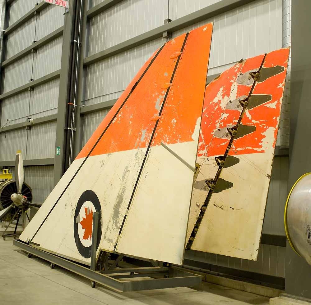 Avro Arrow CF-105 prototype #3 wings at the Canada Aviation and Space Museum