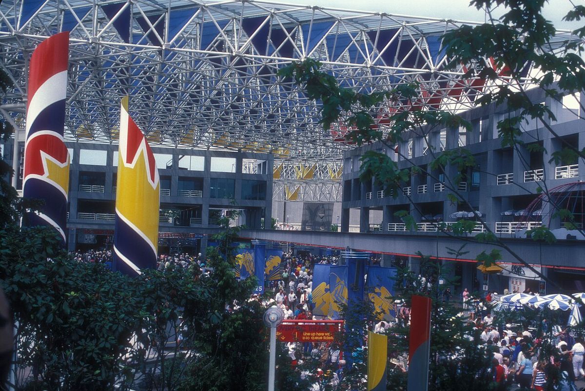 PAVILION IS LOCATED AS PART OF THE PLAZA OF NATIONS