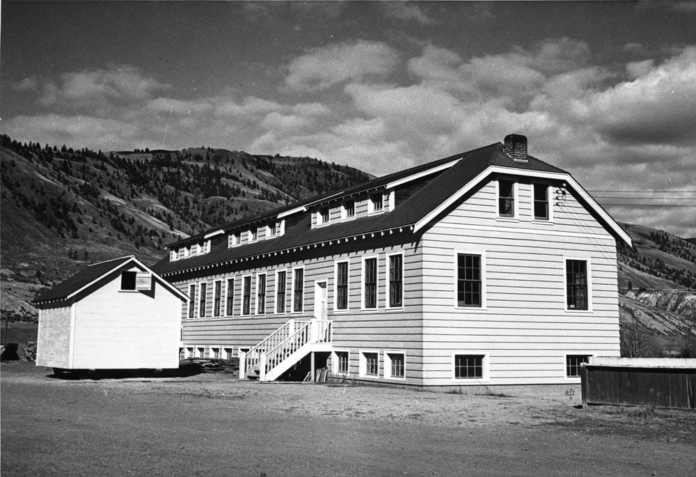 New classroom building of Kamloops Indian Residential School, Kamloops, British Columbia, circa 1950