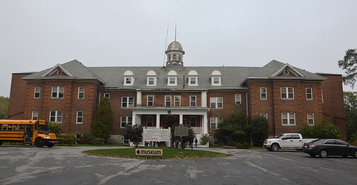 The Mohawk Institute (Indian Residential School) or the "mush hole." Although the school was first established in 1831, this building constr
