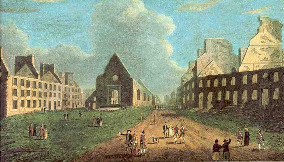 Notre-Dame-des-Victoires, Quebec City The church was largely destroyed by the British bombardment that preceded the Battle of the Plains of 