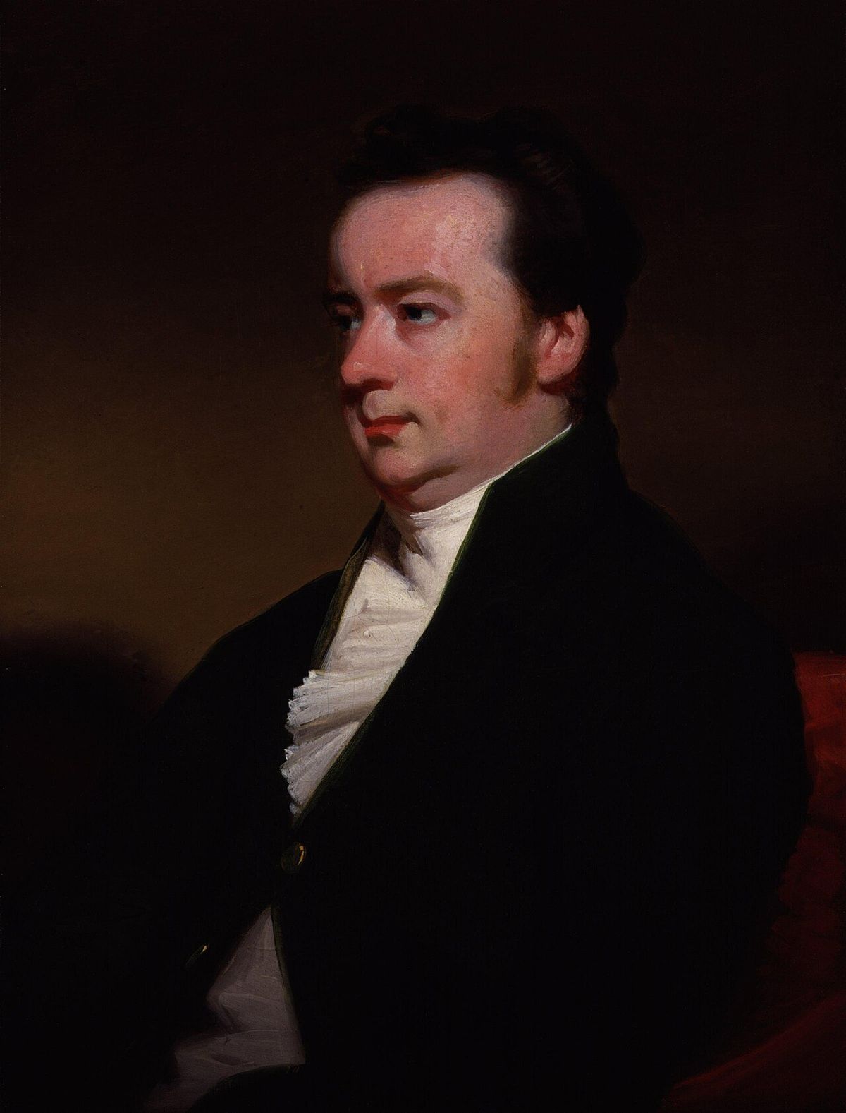 Charles Theophilus Metcalfe, 1st Baron Metcalfe, by George Chinnery (died 1852). See source website for additional information. This set of 