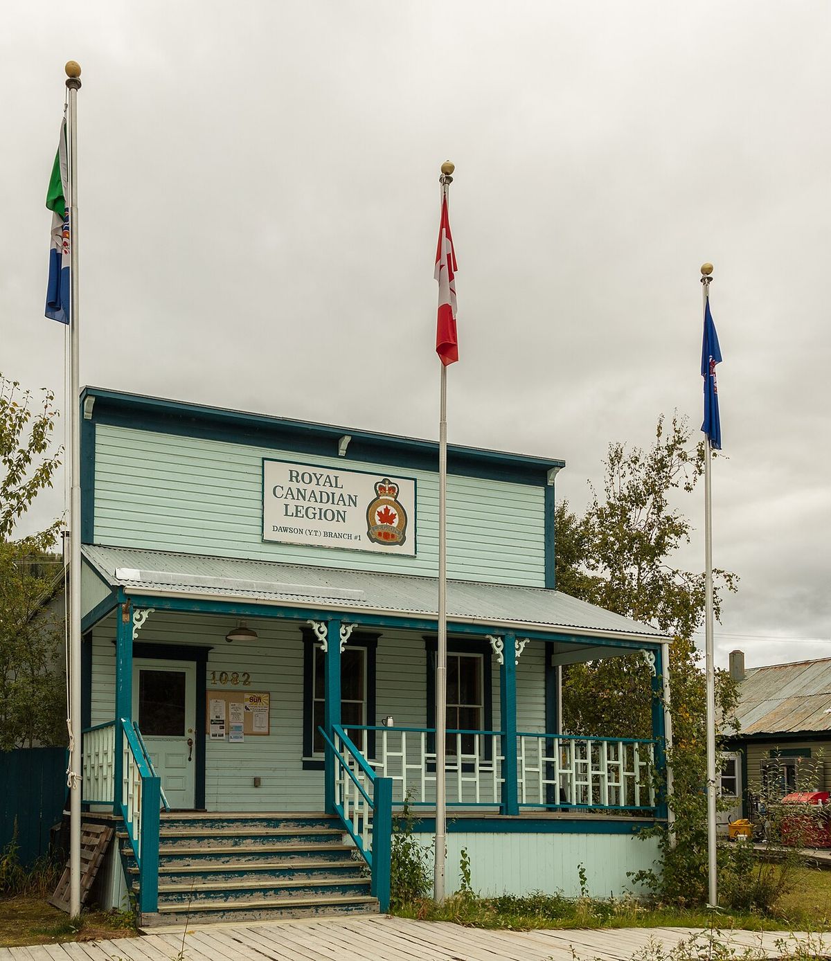 Royal Canadian Legion building, Dawson City, Yukon, Canada