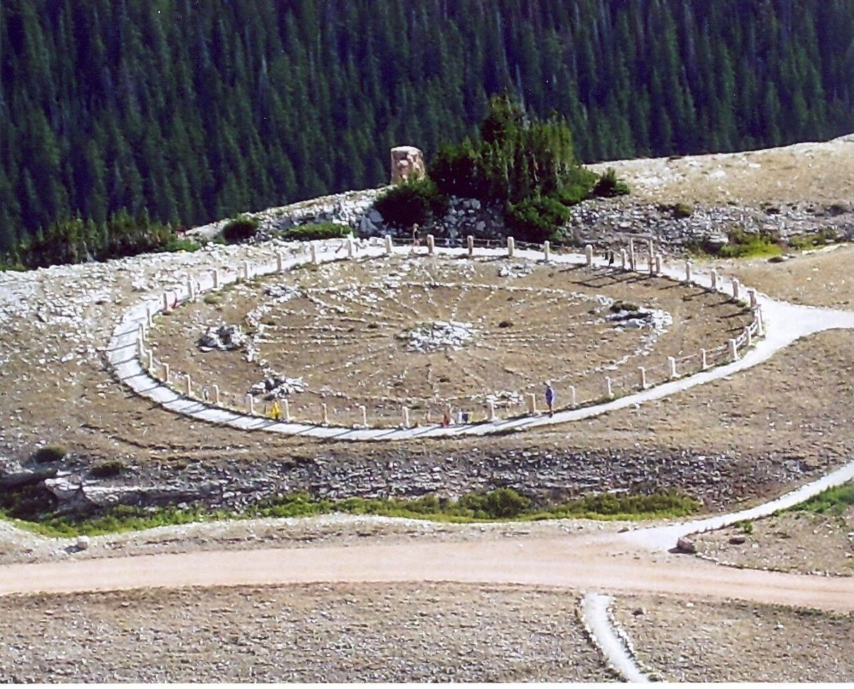 Medicine Wheel, a Native American sacred site and National Historic Landmark in Wyoming