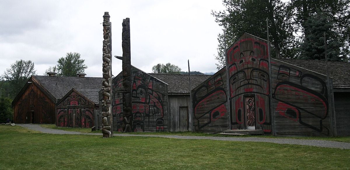 'Ksan Village in (Old) Hazelton, British Columbia.