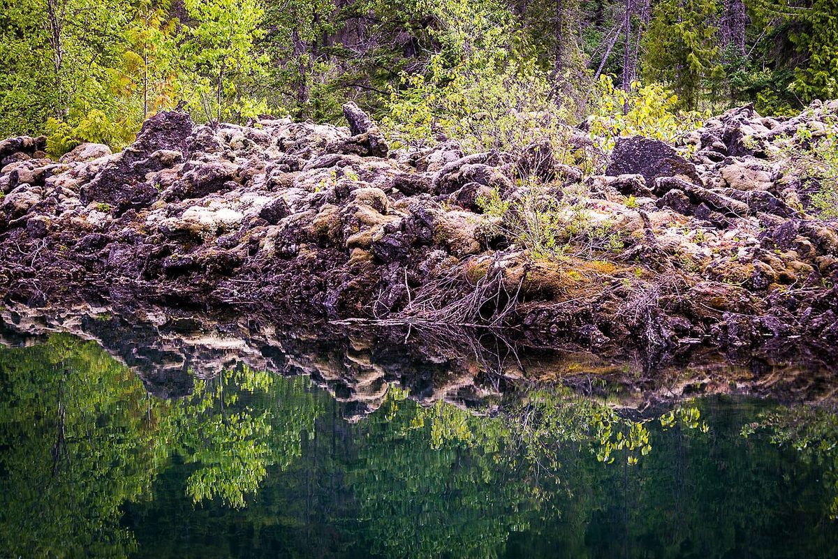 Lava beds of Nass Valley
