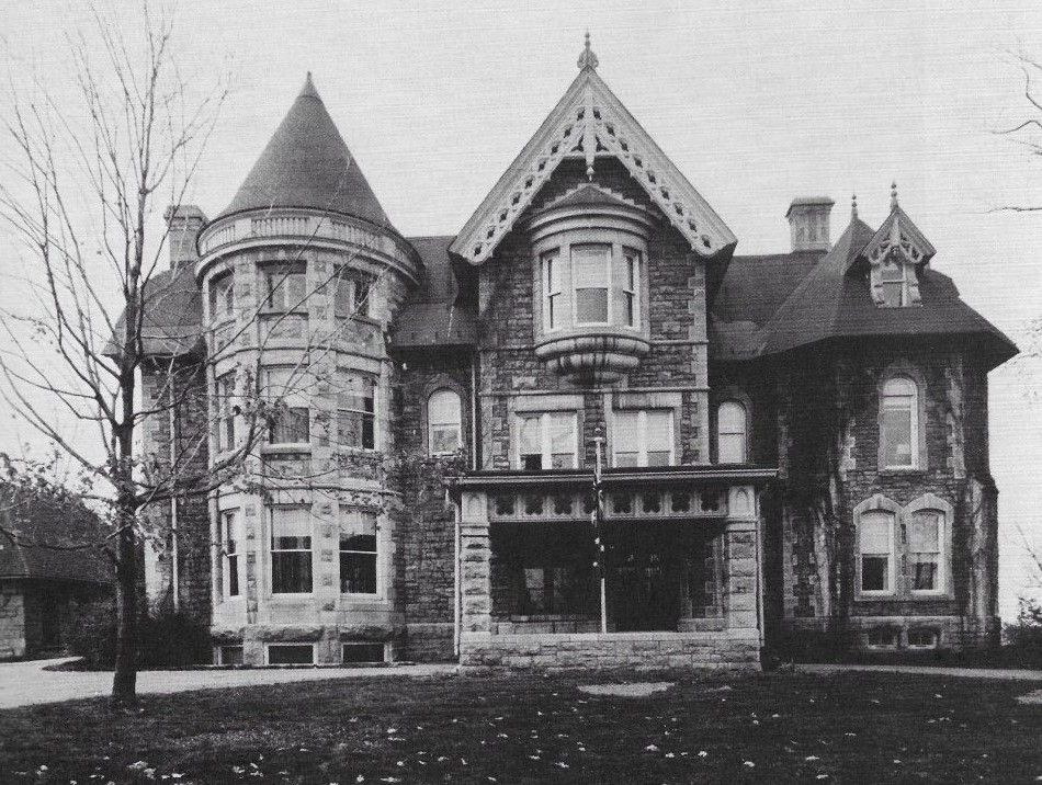 24 Sussex Drive, the official residence of the Prime Minister of Canada, as originally built in 1868, prior to extensive renovations in 1950