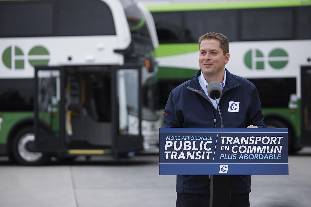 Today in Mississauga I revealed our Green Public Transit Tax Credit to put more money in the pocket of our transit users and commuters. We w