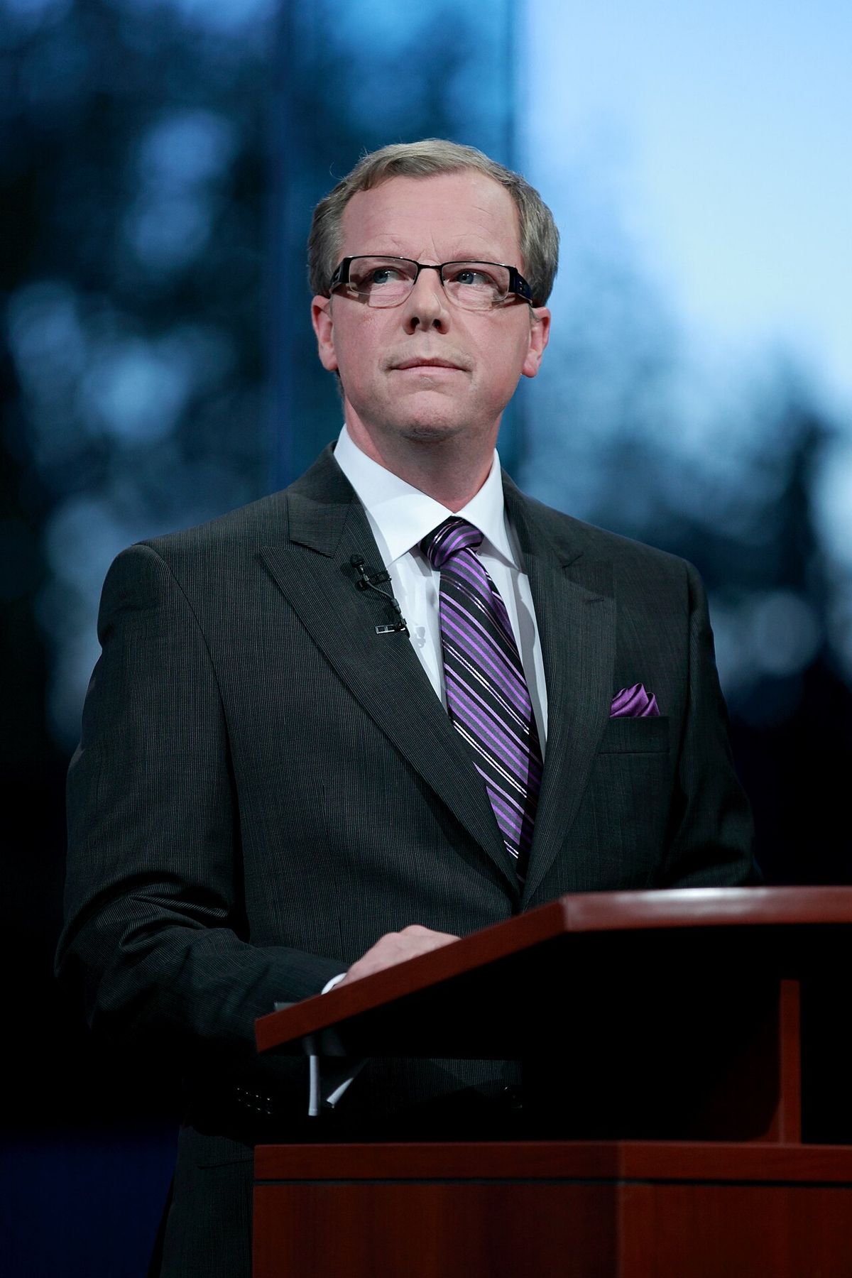Brad Wall at the 2011 Leader's Debate