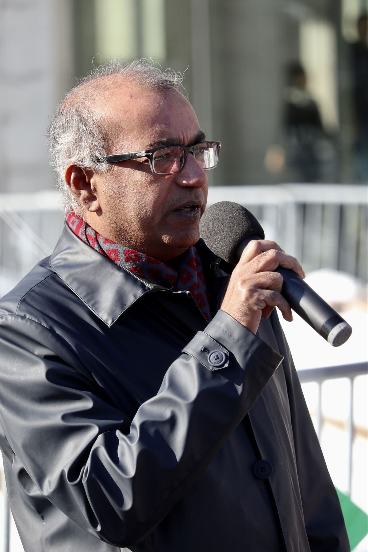 Chandra Arya, Member of the House of Commons of Canada at Iran Protest