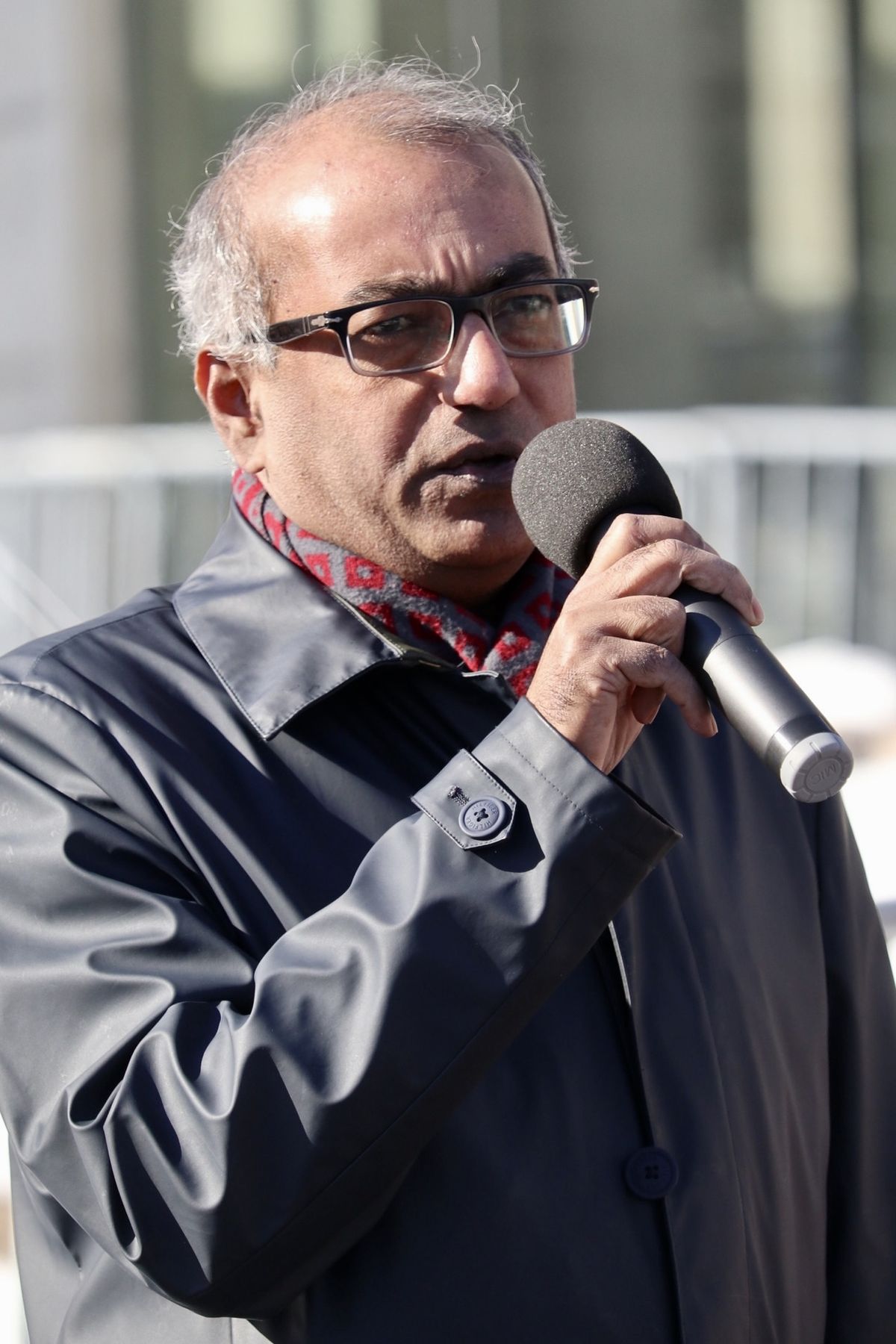 Chandra Arya, Member of the House of Commons of Canada at Iran Protest