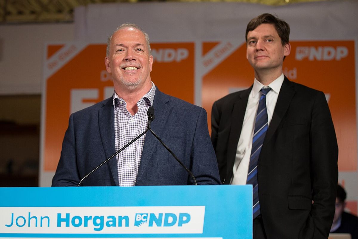 April 5, 2017, Vancouver. BC NDP leader John Horgan is calling for an end to the taxpayer-funded corporate giveaways that result from Christ
