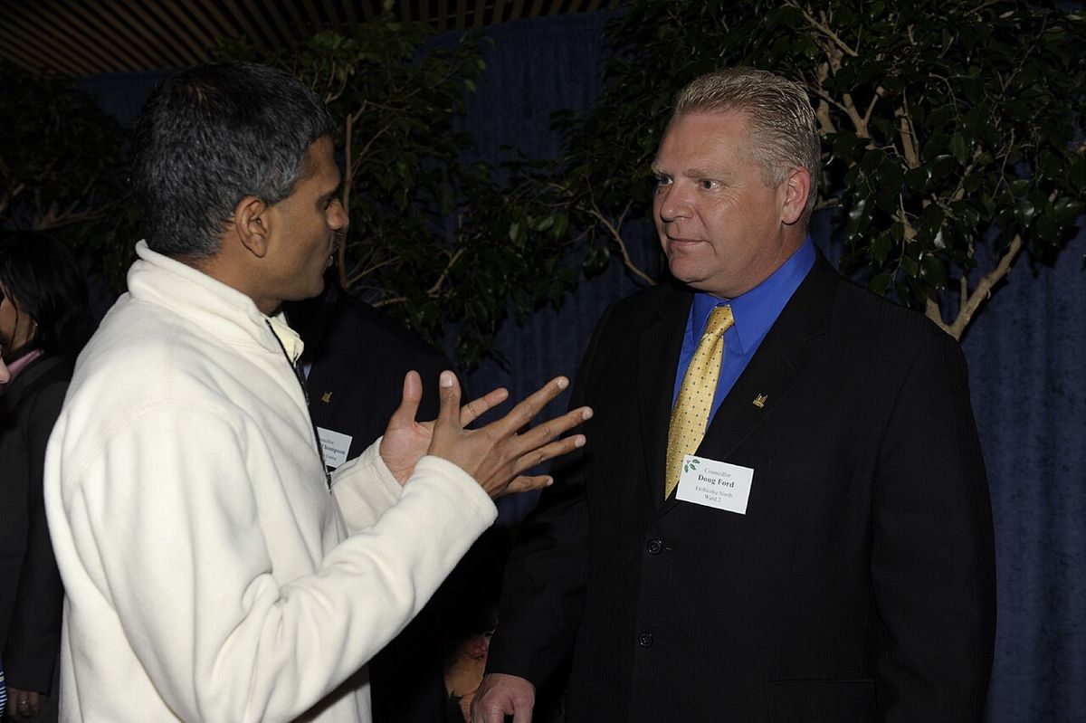 Doug Ford at the Mayor's 2011 Levee at City Hall. Toronto, Ontario, Canada.