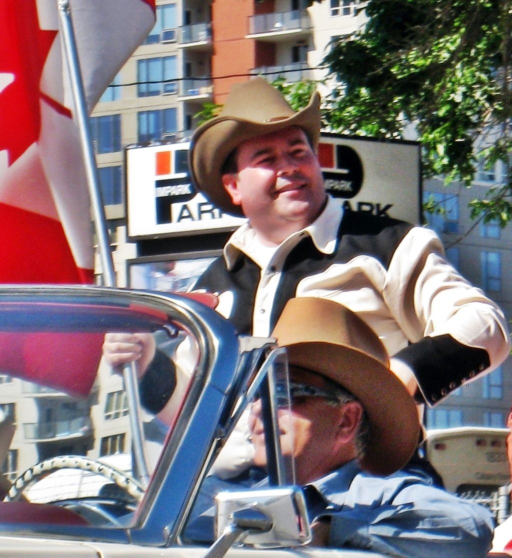 Jason KENNEY - MP for Calgary Southeast Politicians ride in the 2010 Calgary Stampede Parade. June 9, 2010 in Calgary, Alberta, Canada.