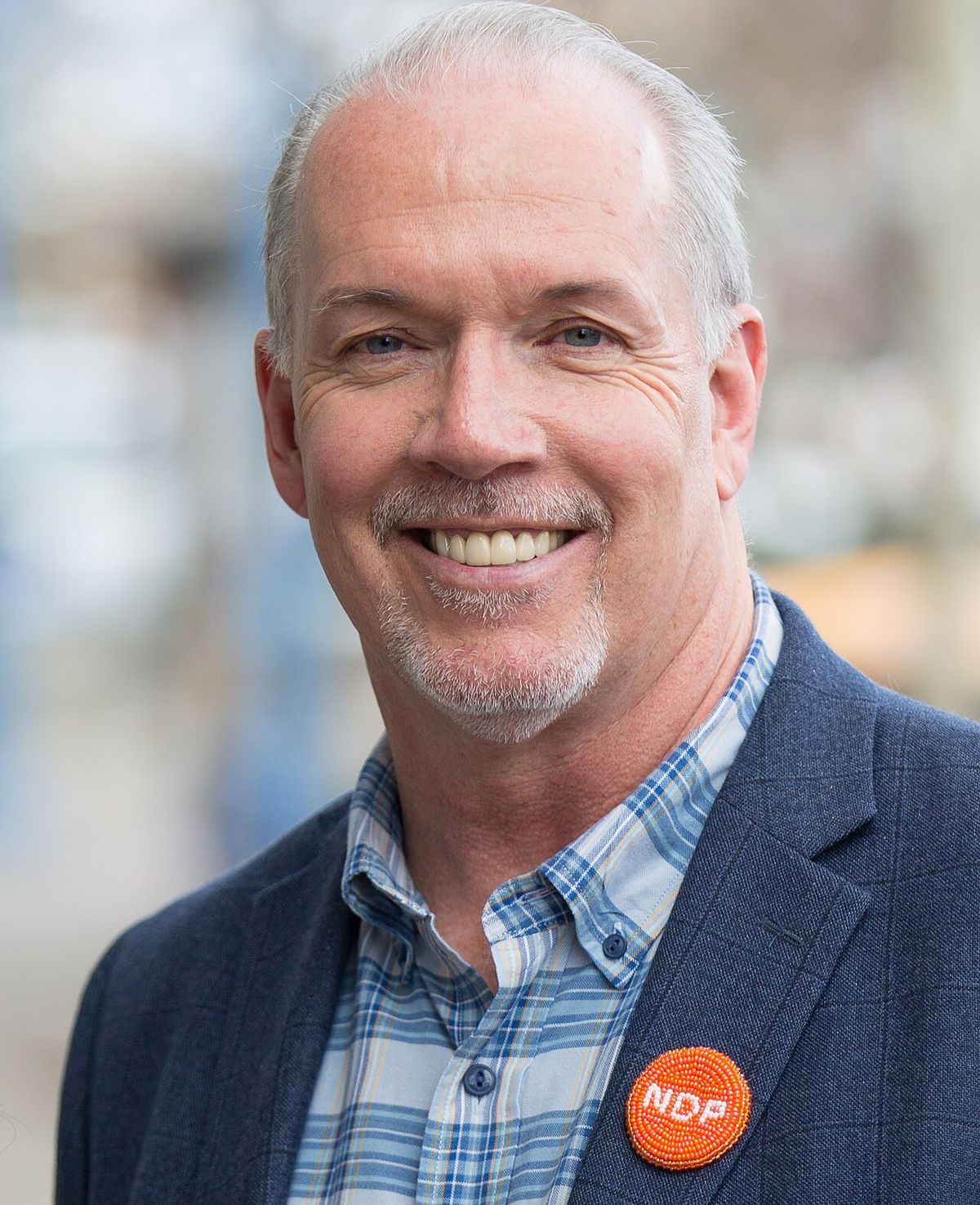 April 27, 2017. Prince George, BC BC NDP Leader John Horgan with Anne Marie Sam, our candidate in Nechako Lakes