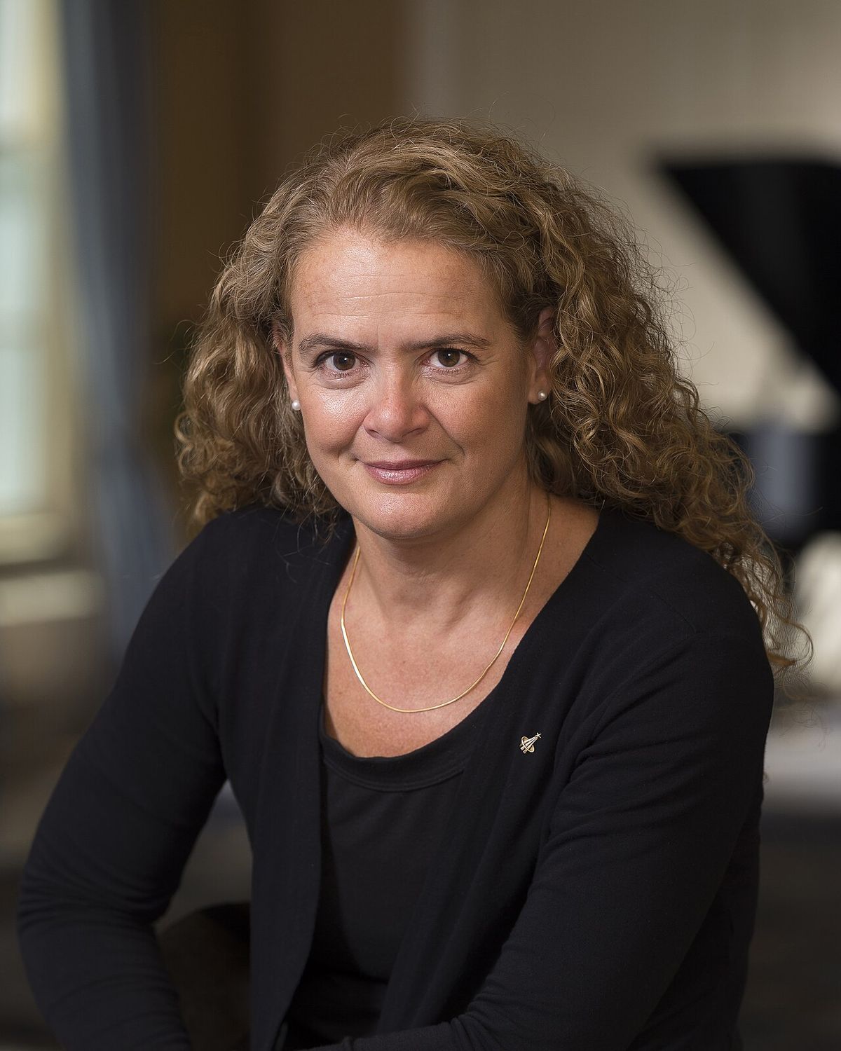 Julie Payette in 2017 at Rideau Hall.