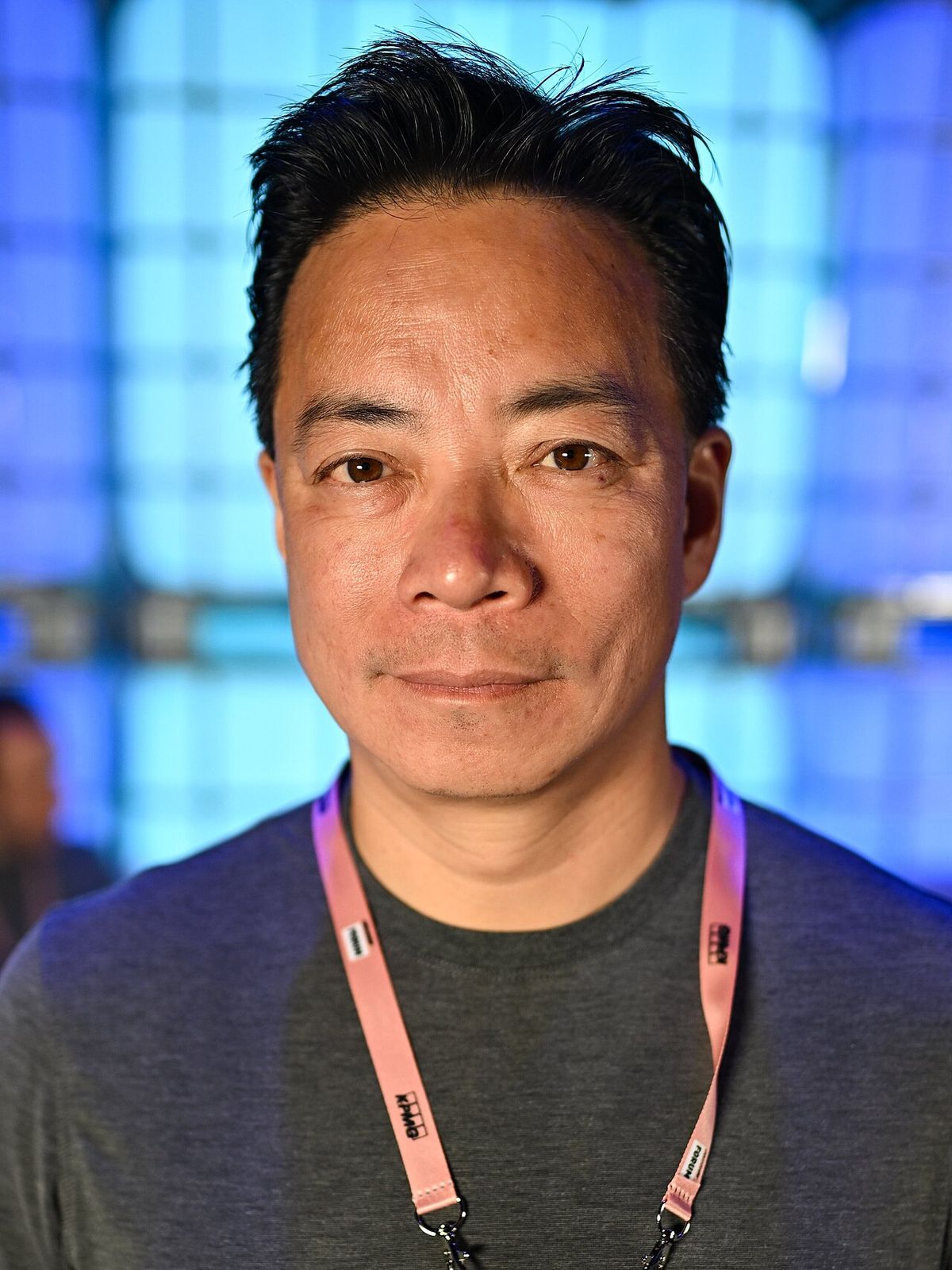 18 June 2024; Ken Sim, Mayor, Vancouver; at Centre Stage backstage on day one of Collision 2024 at the Enercare Centre in Toronto, Canada. P